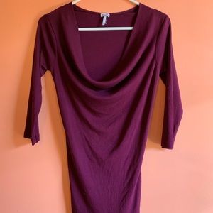 Anthropologie splendid cowl neckline 3/4 sleeve